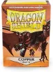 Imagen de PROTECTORES DE TARJETA - SLEEVES STANDARD MATTE 2-1/2"X3-1/2" COPPER 100CT. DRAGON SHIELD