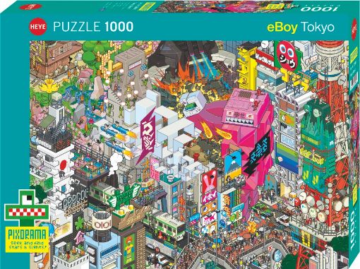 Imagen de ROMPECABEZAS EBOY TOKYO QUEST 1000 PIEZAS