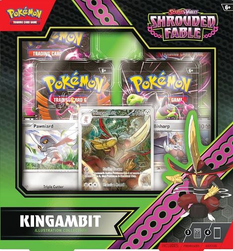 Imagen de KINGAMBIT ILLUSTRATION COLLECTION SCARLET & VIOLET 6.5 - SHROUDED FABLE POKEMON - ENGLISH