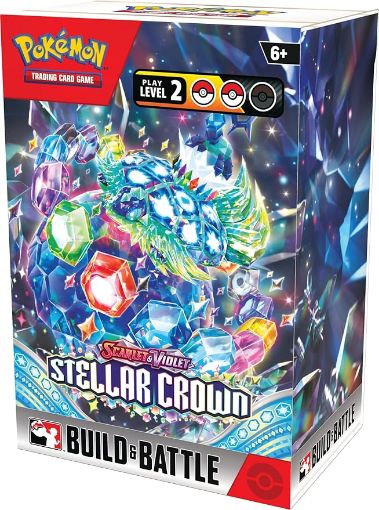 Imagen de BUILD & BATTLE SCARLET & VIOLET 7 - STELLAR CROWN POKEMON - ENGLISH