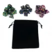 Imagen de DADOS POLIEDRICOS SPECKLED 3 COLORES CON BOLSA 21-DIE SET